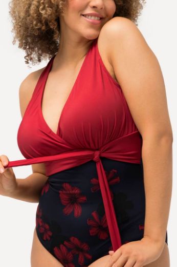 Plus size veliki brojevi Kupaći kostim jednodijelni cvjetnog printa za punije