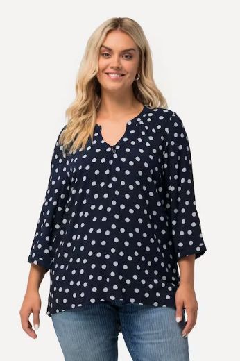 Plus size veliki brojevi Bluza s printom točki za punije