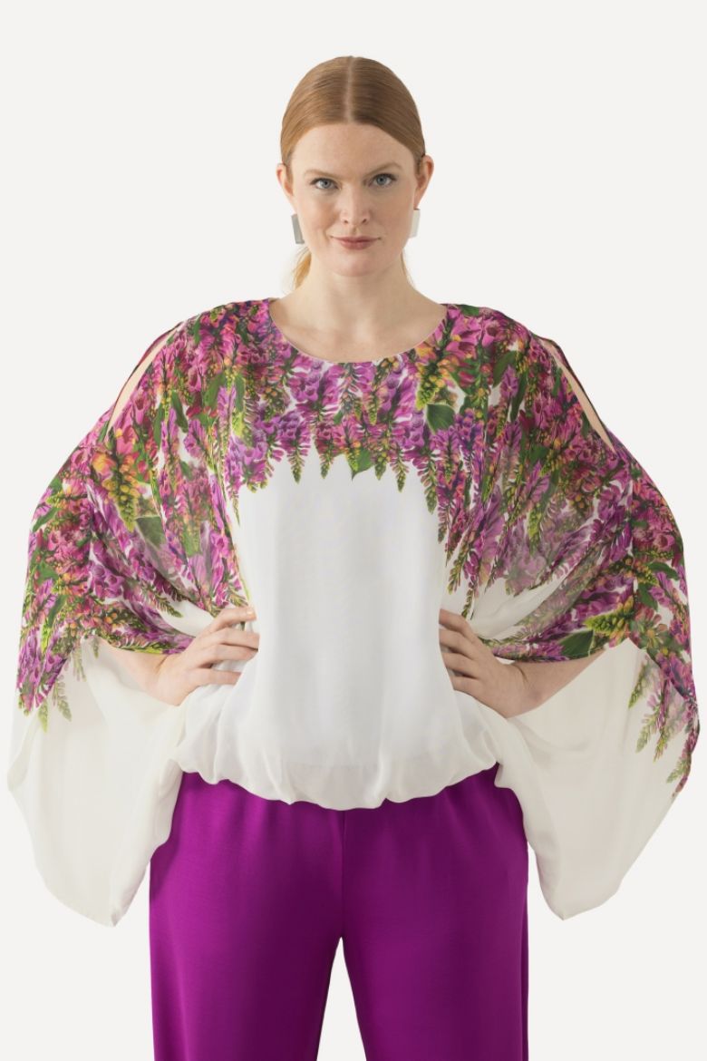 Plus size veliki brojevi Bluza cvjetnog printa za punije
