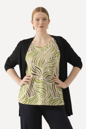 Plus size veliki brojevi Majica kratkih rukava Slinky za punije