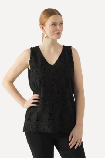 Plus size veliki brojevi Top od čipke za punije