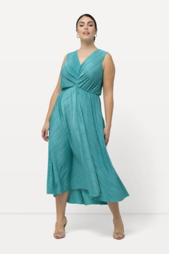 Plus size veliki brojevi Haljina maxi bez rukava V ovratnika za punije