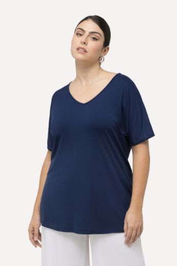 Plus size veliki brojevi Majica kratkih rukava s ringovima na leđima za punije