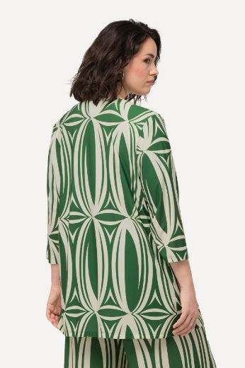 Plus size veliki brojevi Jakna lagana s 3/4 rukavima V izreza za punije