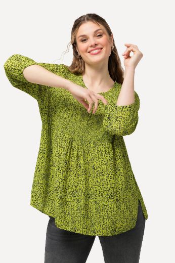 Plus size veliki brojevi Bluza s 3/4 rukavima A kroja za punije
