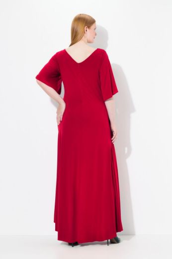 Plus size veliki brojevi Haljina svečana maxi V ovratnika za punije