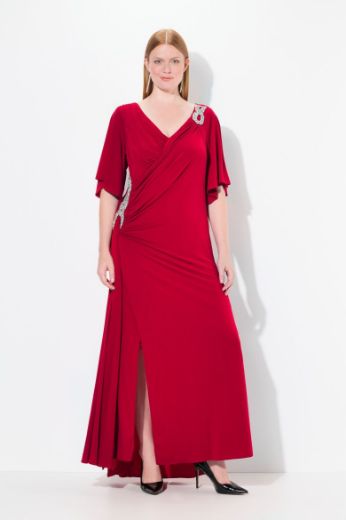 Plus size veliki brojevi Haljina svečana maxi V ovratnika za punije