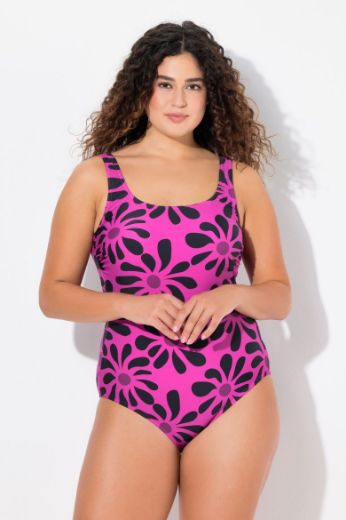 Plus size veliki brojevi Kupaći kostim jednodijelni okruglog ovratnika za punije