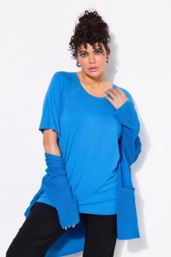 Plus size veliki brojevi Majica kratkih rukava okruglog ovratnika za punije