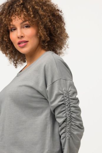 Plus size veliki brojevi Majica 3/4 rukava okruglog ovratnika za punije