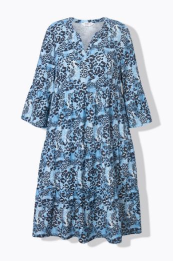 Plus size veliki brojevi Haljina s leopard uzorkom za punije