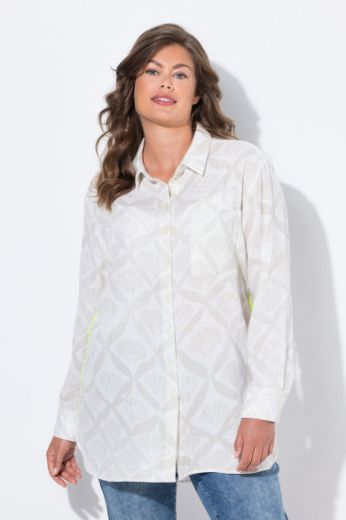 Plus size veliki brojevi Bluza dugih rukava dužeg kroja za punije