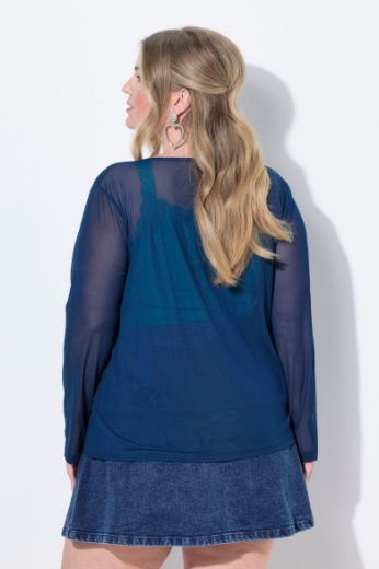 Plus size veliki brojevi Sako mrežasti s dodatkom kravate za punije
