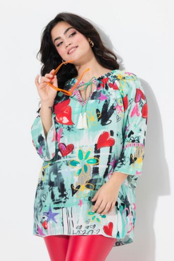Plus size veliki brojevi Bluza s printom za punije