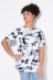Veliki brojevi Majica cvjetni print moda za punije