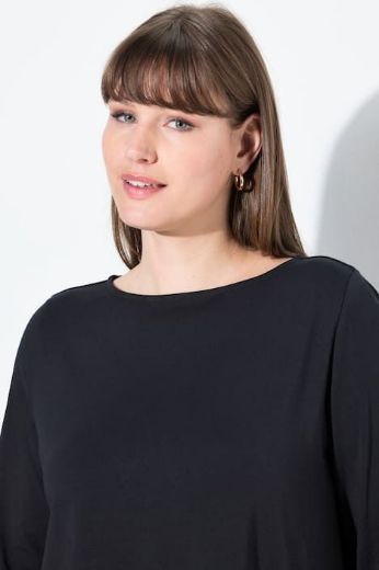 Plus size veliki brojevi Majica 3/4 rukava dužeg A kroja za punije