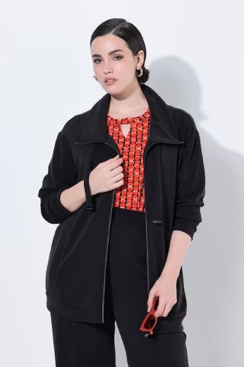 Plus size veliki brojevi Majica dugih rukava s patentnim zatvaračem za punije
