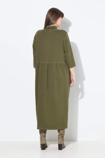 Plus size veliki brojevi Haljina maxi 3/4 rukava za punije