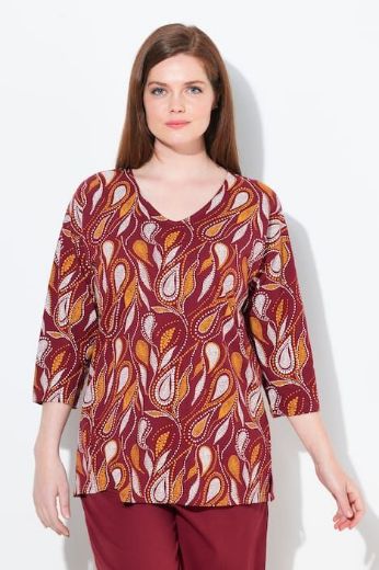 Plus size veliki brojevi Pidžama gornji dio 3/4 rukava za punije
