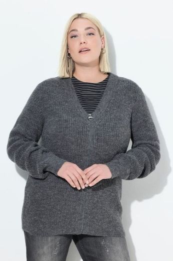 Plus size veliki brojevi Kardigan s patentnim zatvaračem za punije