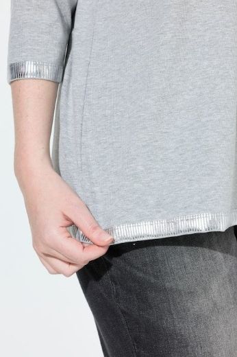Plus size veliki brojevi Majica 3/4 rukava okruglog ovratnika za punije