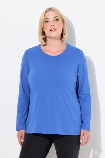 Plus size veliki brojevi Majica dugi rukavi okrugli izrez za punije