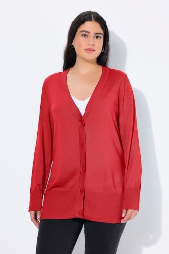 Plus size veliki brojevi Kardigan klasični V ovratnik za punije