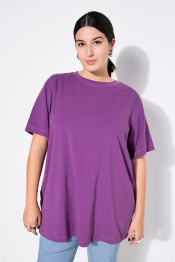 Plus size veliki brojevi Majica dugi model kratkih rukava za punije