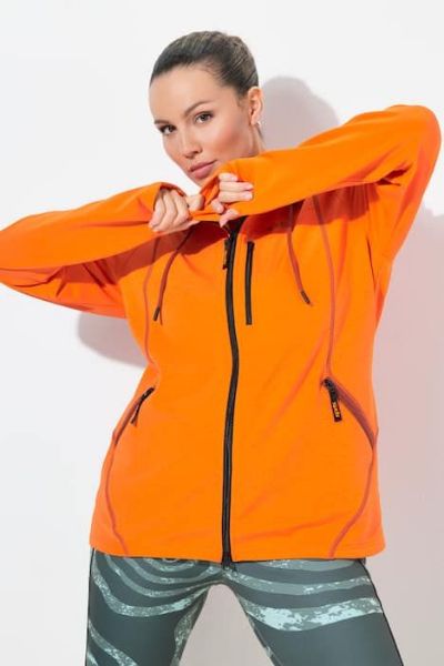Veliki brojevi Majica dugih rukava s patentnim zatvaračem i kapuljačom moda za punije