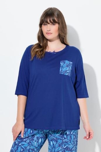 Plus size veliki brojevi Pidžama gornji dio  3/4 rukava za punije