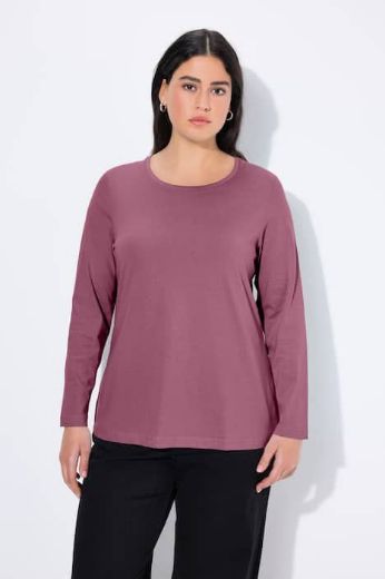 Plus size veliki brojevi Majica dugi rukavi okrugli izrez za punije