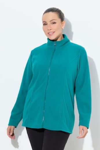 Plus size veliki brojevi Jakna sportska od flisa za punije