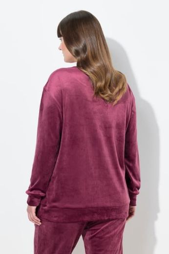 Plus size veliki brojevi Trenirka gornji dio dugih rukava okruglog ovratnika za punije