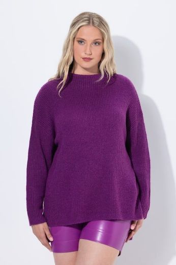 Plus size veliki brojevi Pulover povišenog ovratnika za punije