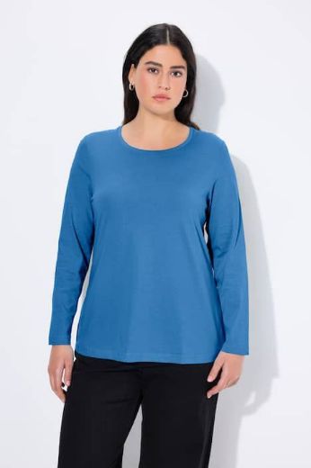 Plus size veliki brojevi Majica dugi rukavi okrugli izrez za punije