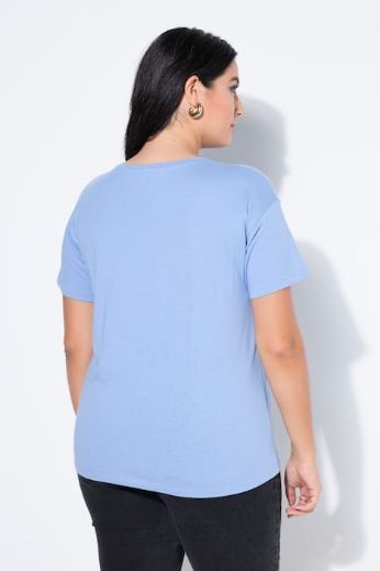Plus size veliki brojevi Majica okruglog ovratnika kratkih rukava za punije