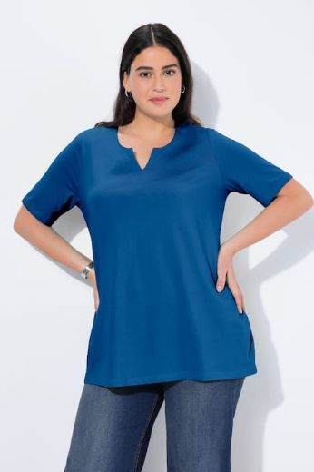 Plus size veliki brojevi Majica A kroj V ovratnik za punije