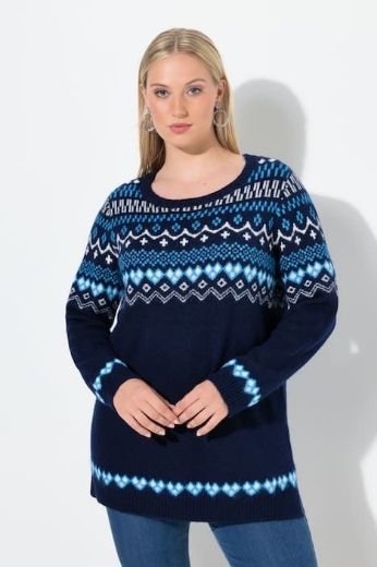 Plus size veliki brojevi Pulover dugih rukava za punije