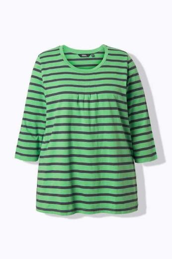 Plus size veliki brojevi Majica 3/4 rukava A kroja za punije