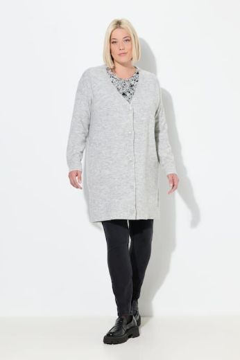 Plus size veliki brojevi Kardigan na kopčanje za punije