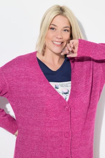 Plus size veliki brojevi Kardigan na kopčanje za punije