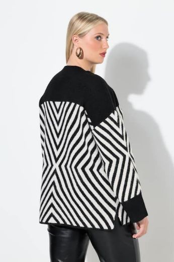 Plus size veliki brojevi Pulover povišenog ovratnika za punije