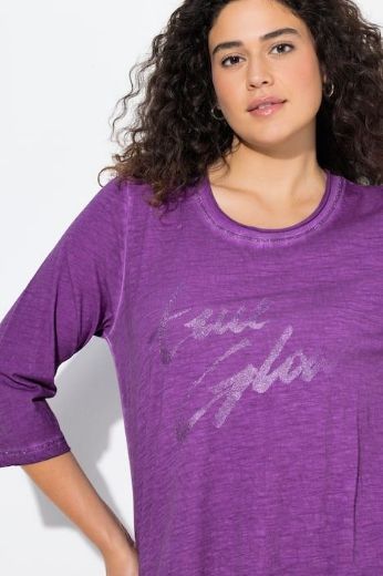 Plus size veliki brojevi Majica 3/4 rukava okruglog ovratnika za punije