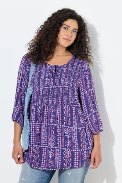 Veliki brojevi Bluza 3/4 rukava moda za punije