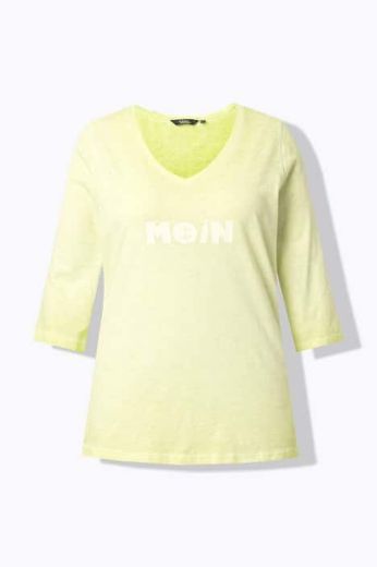 Plus size veliki brojevi Majica 3/4 rukava V ovratnika za punije