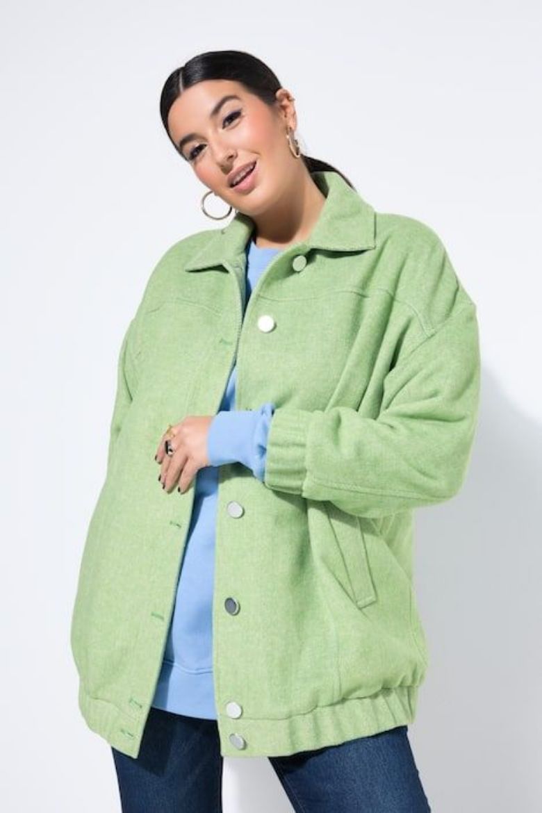 Plus size veliki brojevi Jakna lagana šireg kroja za punije