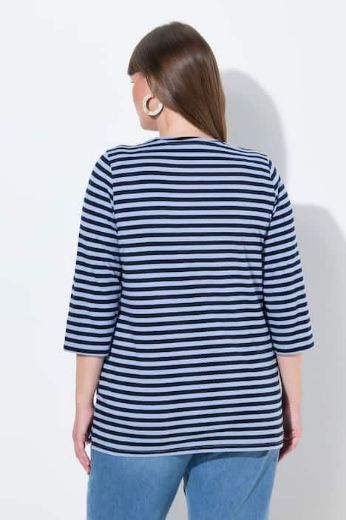 Plus size veliki brojevi Majica 3/4 rukava V ovratnika za punije
