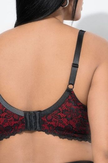 Plus size veliki brojevi Grudnjak bez žice s dodatkom ukrasne čipke za punije