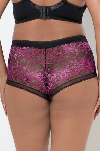 Plus size veliki brojevi Gaćice hipster s dodatkom ukrasne čipke za punije