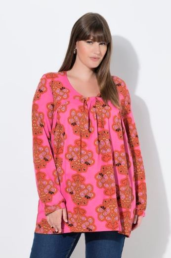 Plus size veliki brojevi Majica dugih rukava A kroja za punije